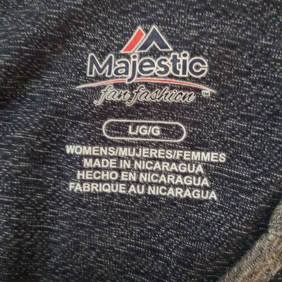 Majestic Fan Fashion Ladies Size Large New England Patriots T-shirt - Picture 3 of 6